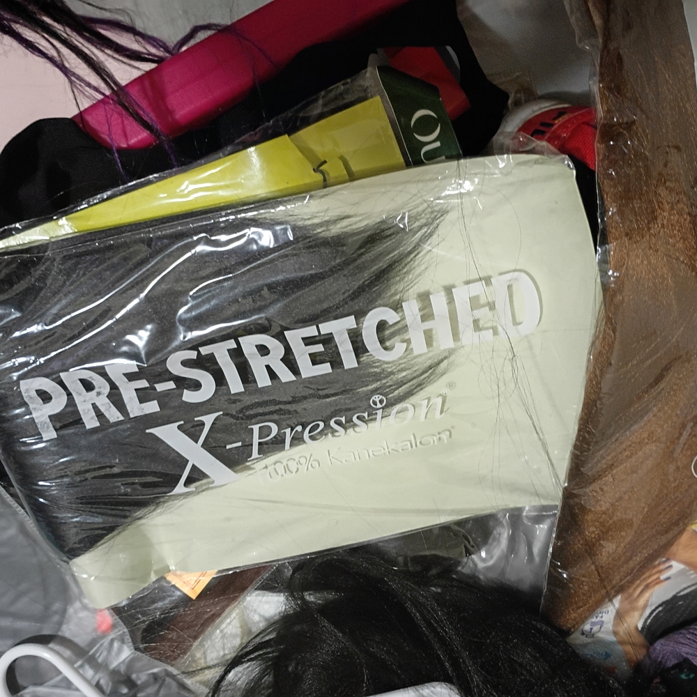 Pre-Stretched Hair Extension - Black